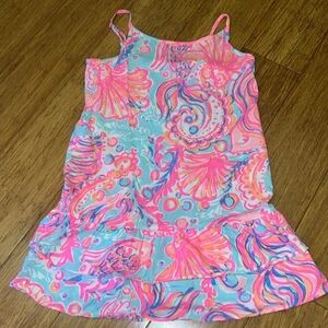 Lilly Pulitzer Too Much Bubbly Girls Arella Dress medium (6-7) NWOT